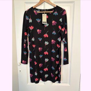 Gudrun Sjoden Floral Jersey Tunic/Dress NWT